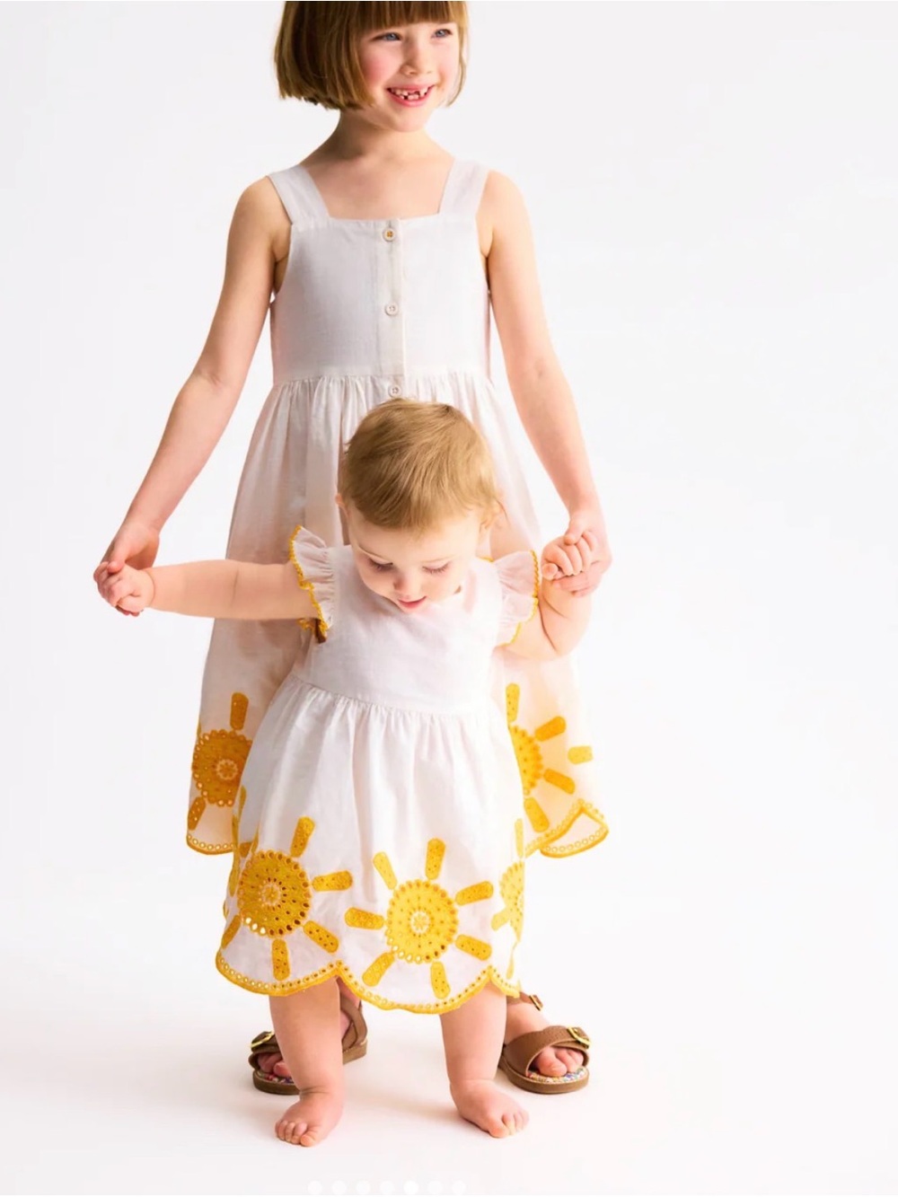 Mini Boden Remy Button Through Dress - Picture 5 of 6